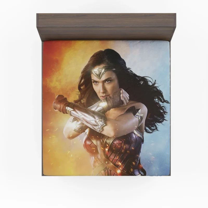 Gal Gadot as Wonder Woman in DC Comics Fitted Sheet