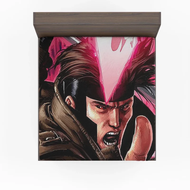 Gambit Comics: Marvel Card-Throwing Mutant Fitted Sheet