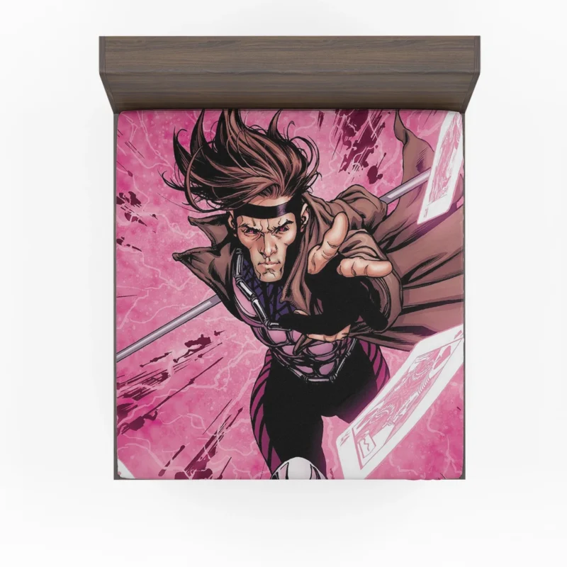 Gambit Wallpaper: Marvel Card-Throwing Mutant Fitted Sheet