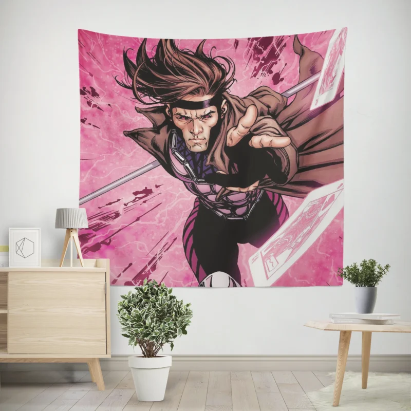 Gambit Wallpaper: Marvel Card-Throwing Mutant  Wall Tapestry