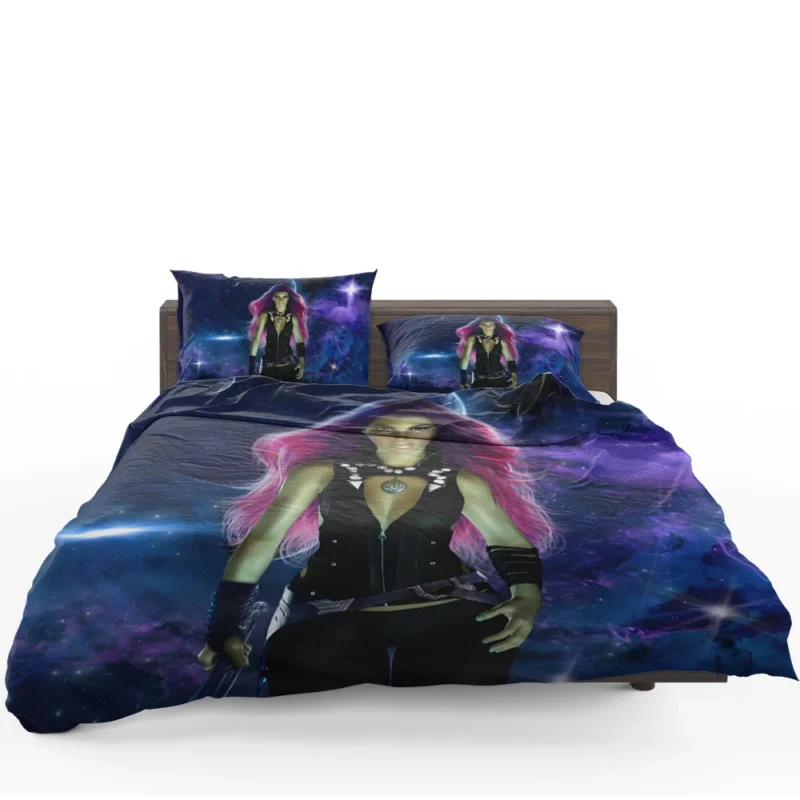Gamora: A Fantasy Figure in Guardians of the Galaxy Bedding Set