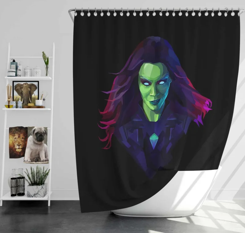 Gamora Comics: Adventures of the Deadliest Woman Shower Curtain