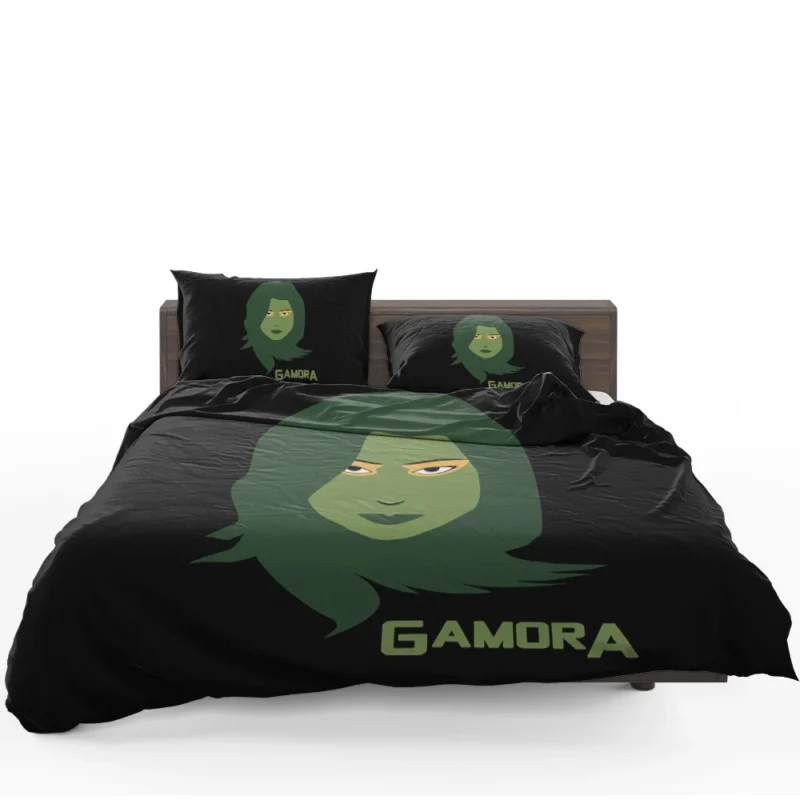 Gamora Comics: Exploring Her Cosmic Adventures Bedding Set