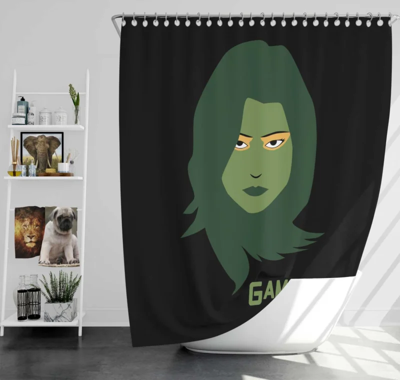 Gamora Comics: Exploring Her Cosmic Adventures Shower Curtain