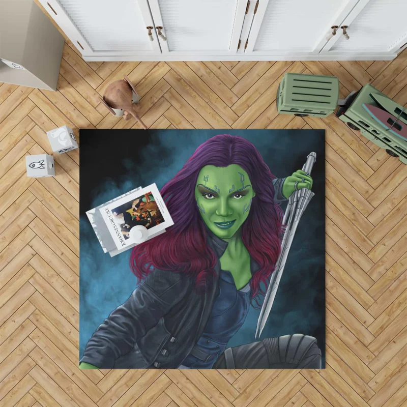 Gamora Comics: Guardians of the Galaxy Icon Floor Rug
