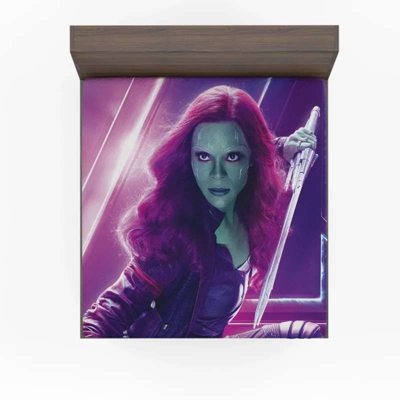 Gamora in Avengers: Infinity War: Zoe Saldana Role Fitted Sheet