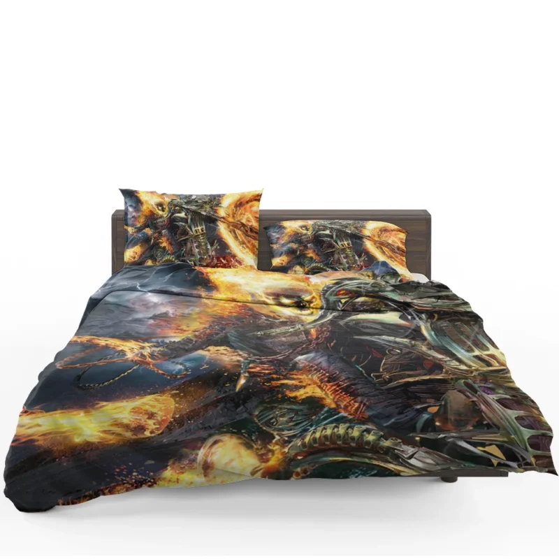 Ghost Rider Comics: Blaze and His Fiery Chains Bedding Set