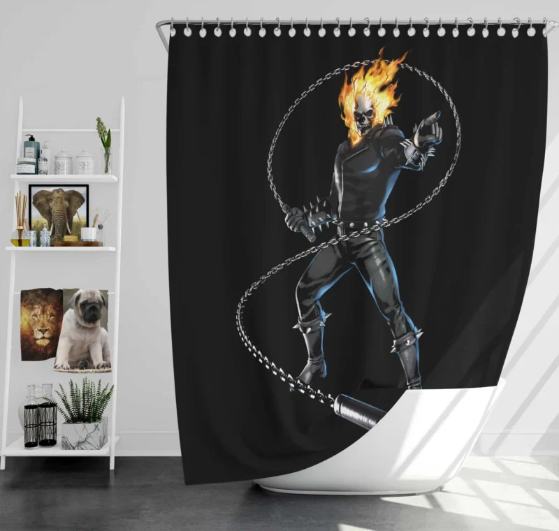 Ghost Rider Comics: Penance Stare and Hellfire Shower Curtain