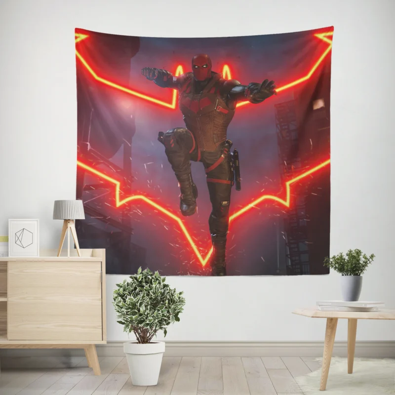 Gotham Knights: Red Hood War on Crime  Wall Tapestry