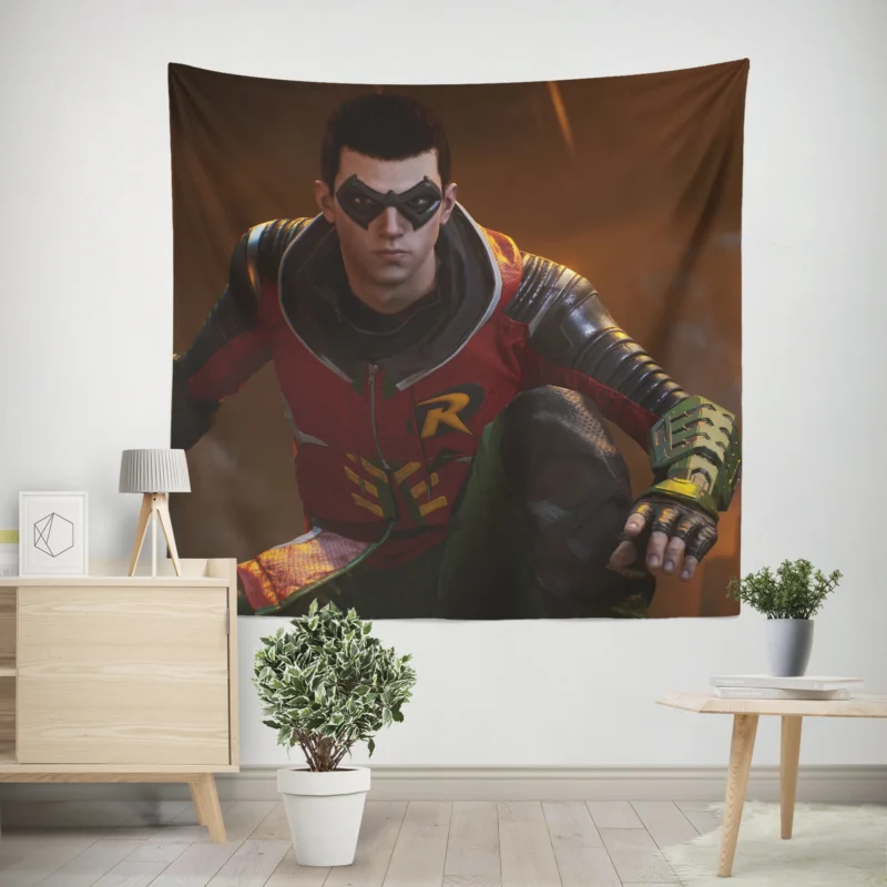 Gotham Knights: Tim Drake Takes on the Mantle of Robin  Wall Tapestry