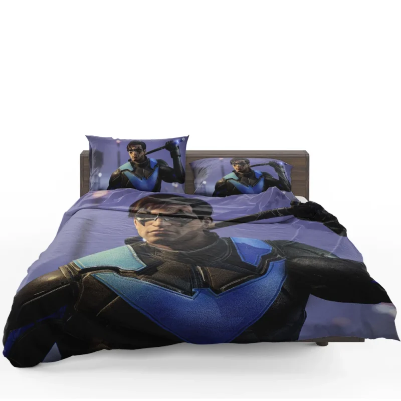 Gotham Knights Video Game: Play as Nightwing Bedding Set