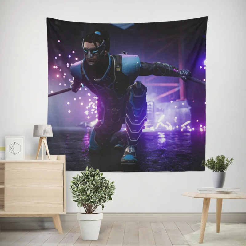 Gotham Knights Video Game: Unleash Dick Grayson  Wall Tapestry