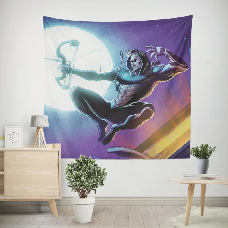 Green Arrow Comics: Targeting Injustice in Star City  Wall Tapestry
