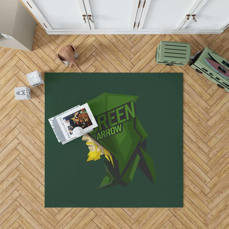 Green Arrow Comics: The Emerald Archer Quest Floor Rug