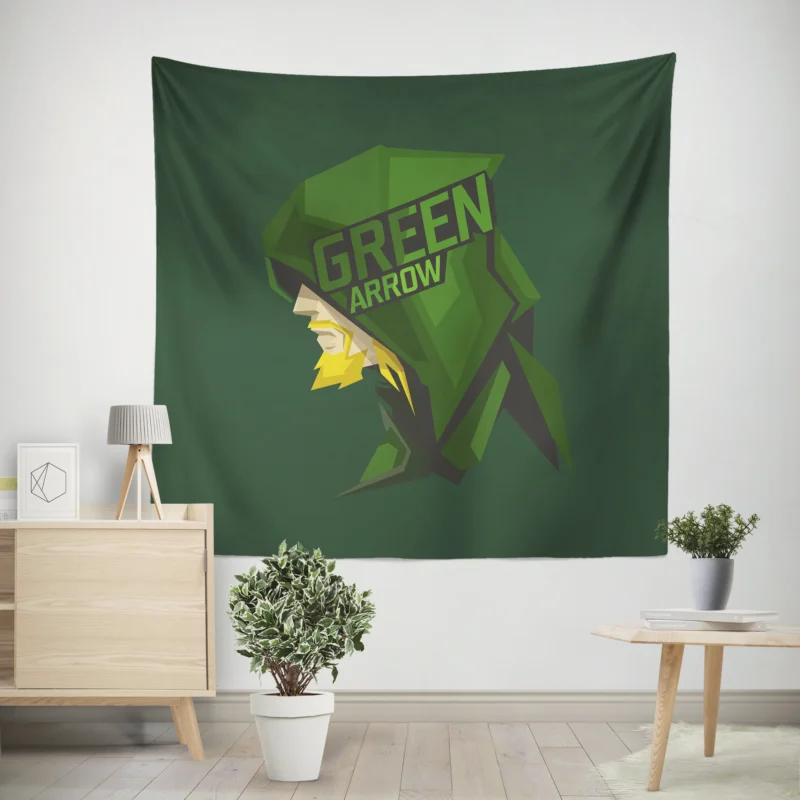 Green Arrow Comics: The Emerald Archer Quest  Wall Tapestry