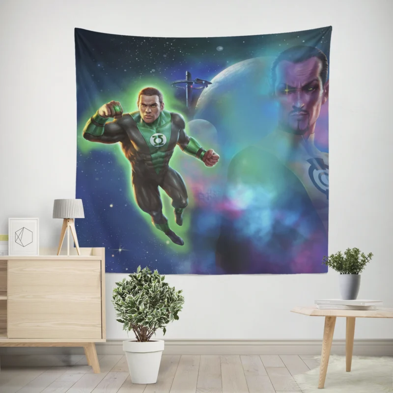 Green Lantern: Beware My Power - DC Animated Movie  Wall Tapestry