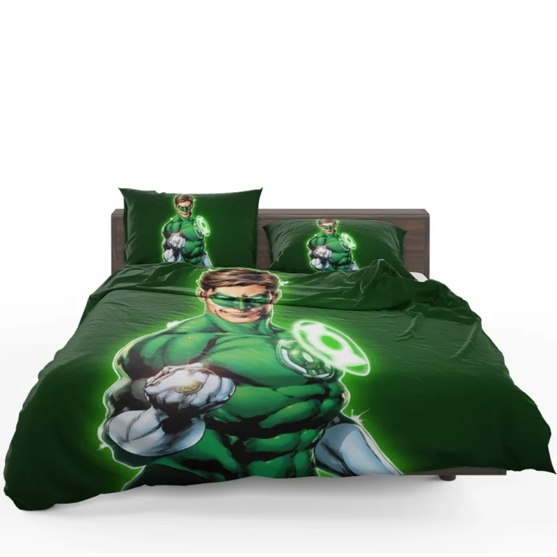 Green Lantern Comics: Embracing Hal Jordan Legacy Bedding Set