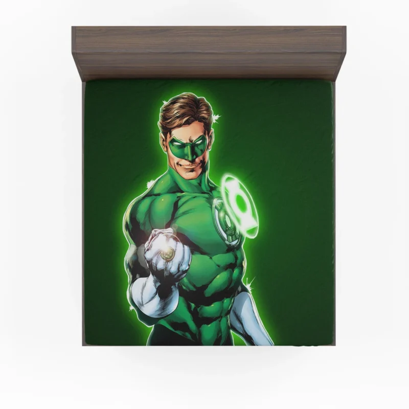 Green Lantern Comics: Embracing Hal Jordan Legacy Fitted Sheet