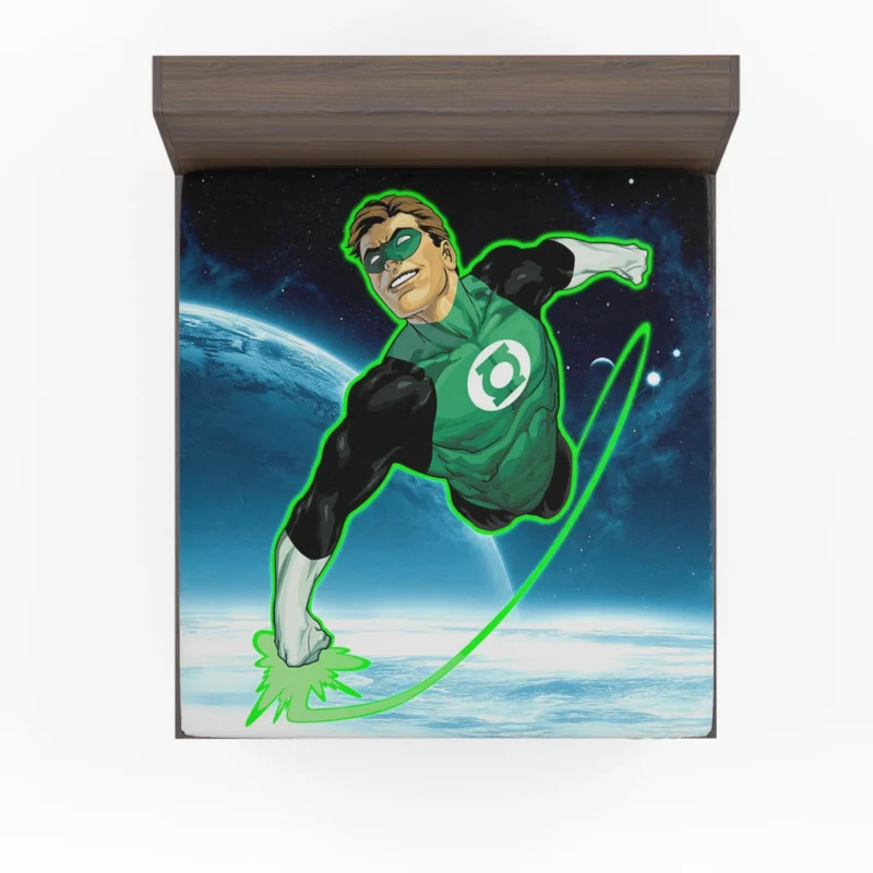 Green Lantern Comics: Exploring Hal Jordan Story Fitted Sheet