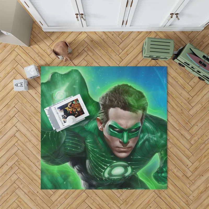Green Lantern Comics: Hal Jordan Adventures Floor Rug