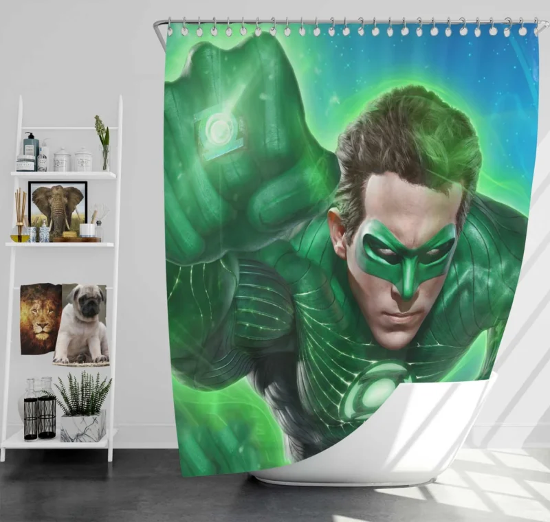 Green Lantern Comics: Hal Jordan Adventures Shower Curtain