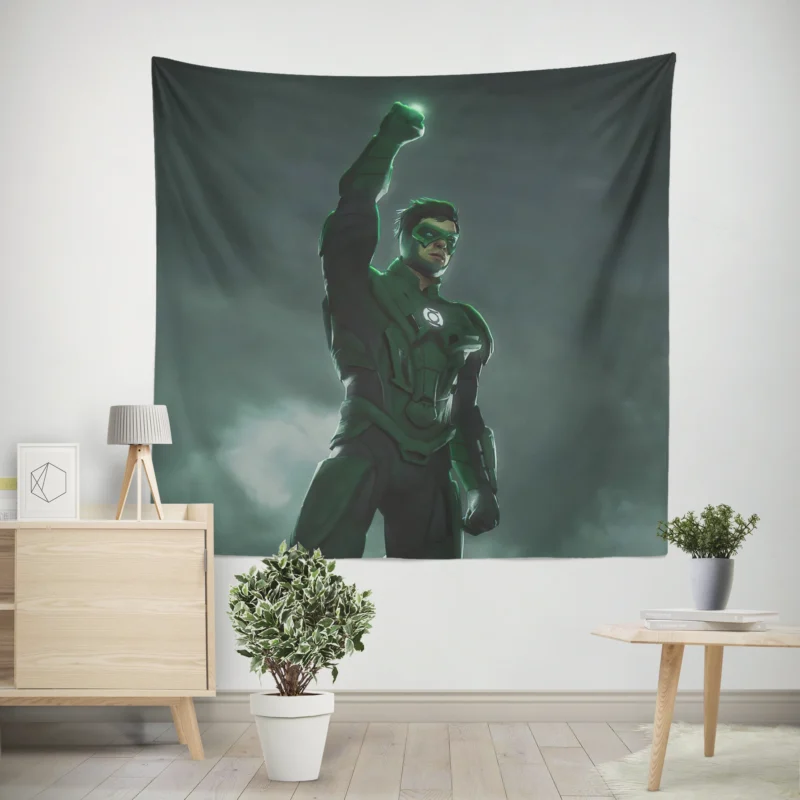 Green Lantern Comics: Hal Jordan Heroic Saga  Wall Tapestry