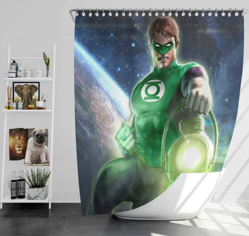 Green Lantern Comics: Hal Jordan Legacy Shower Curtain