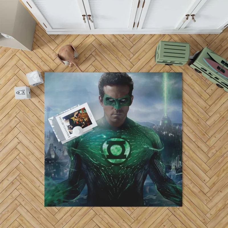 Green Lantern Movie: Ryan Reynolds as Hal Jordan DC Comics Floor Rug
