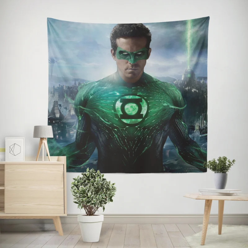 Green Lantern Movie: Ryan Reynolds as Hal Jordan DC Comics  Wall Tapestry