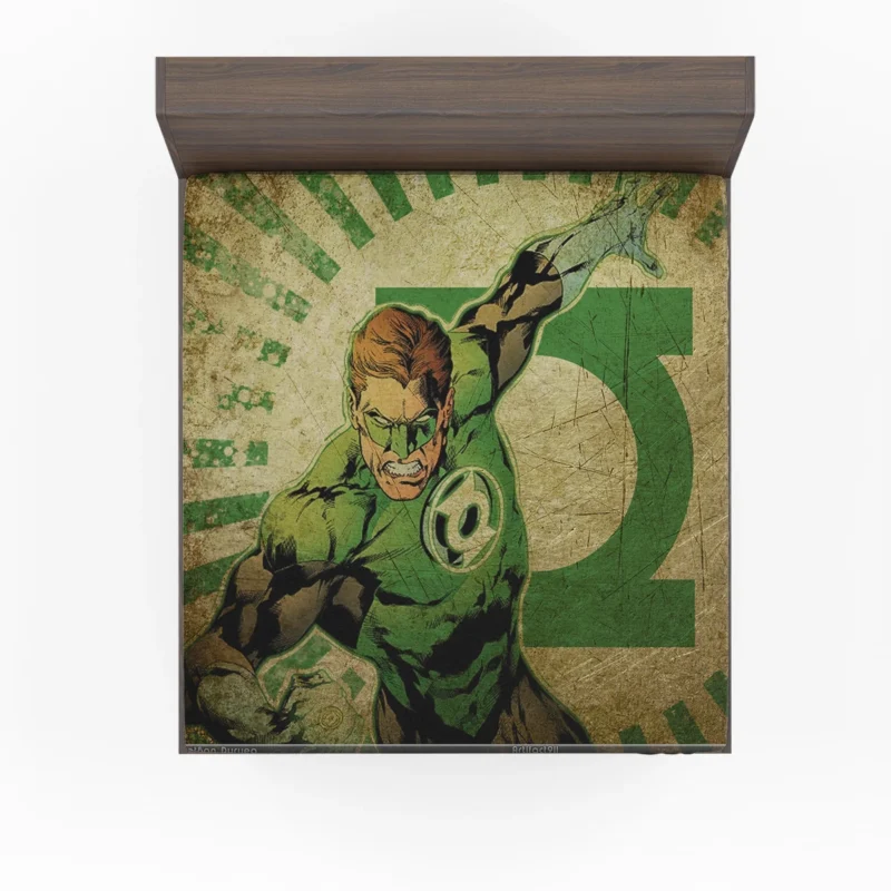 Green Lantern Wallpaper: Hal Jordan Legacy Fitted Sheet