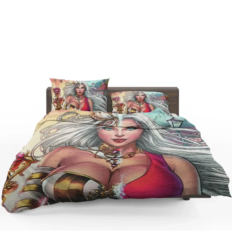 Grimm Fairy Tales Comic Super Heroine Bedding Set