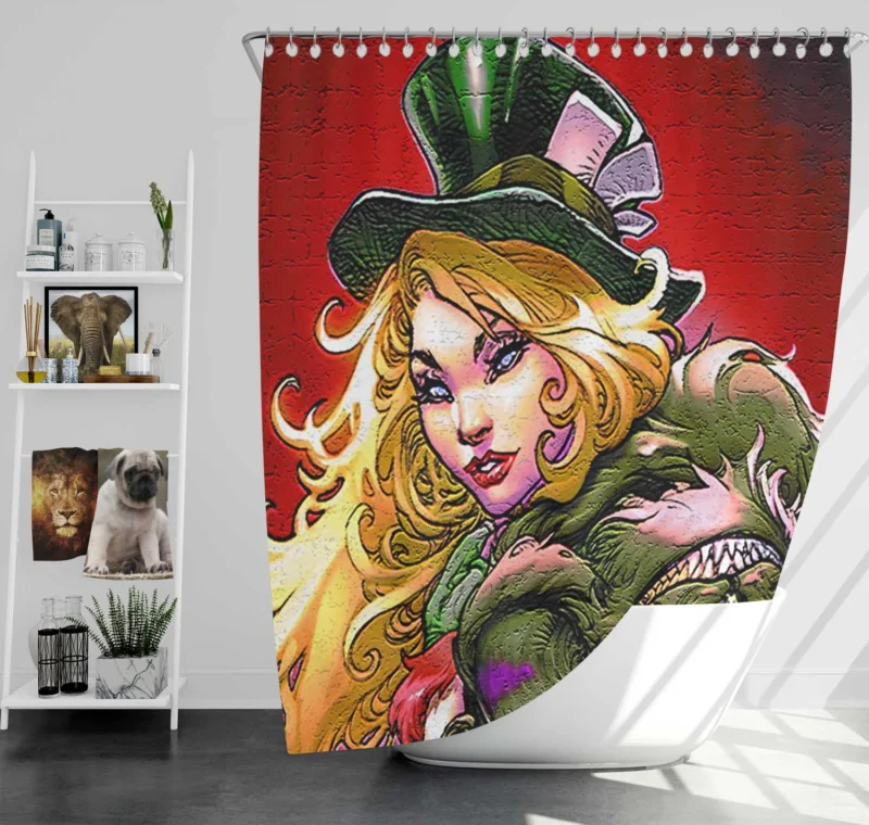 Grimm Fairy Tales Comics: A Realm of Adventure Shower Curtain