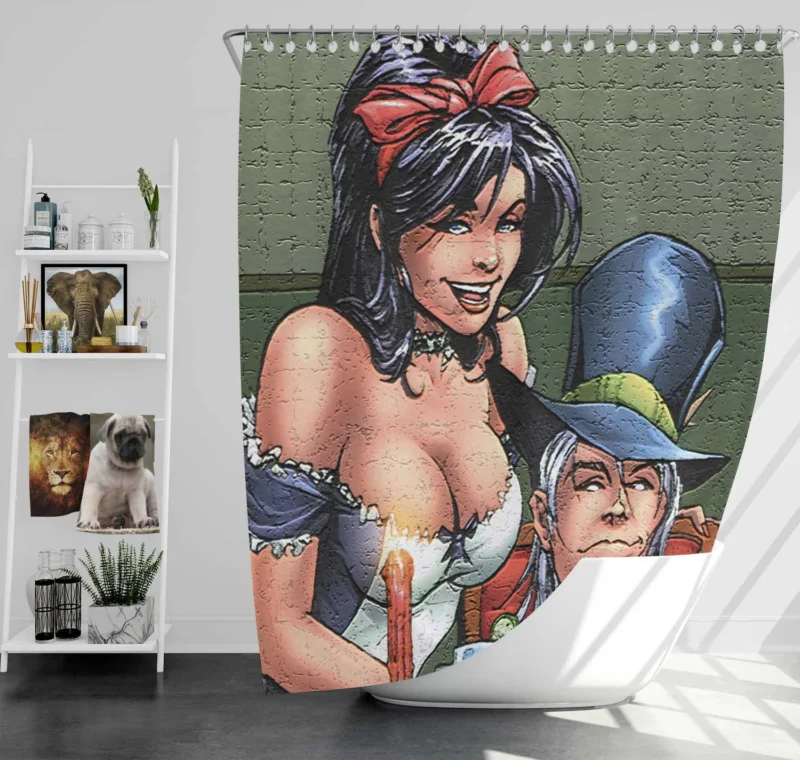 Grimm Fairy Tales Comics: A Tale of Wonders Shower Curtain
