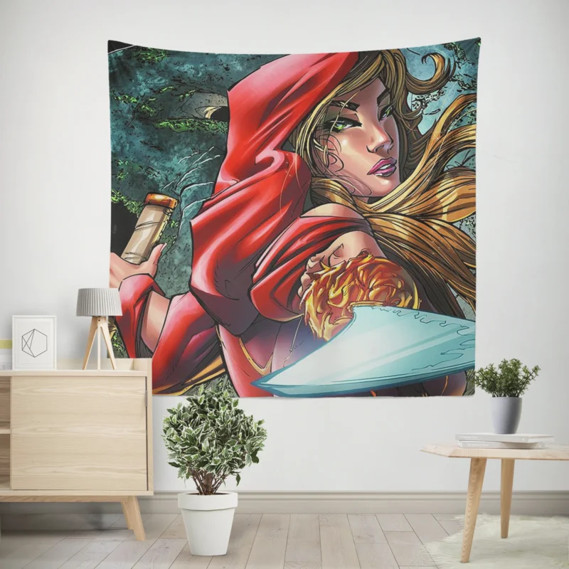 Grimm Fairy Tales Comics: A Tapestry of Tales  Wall Tapestry