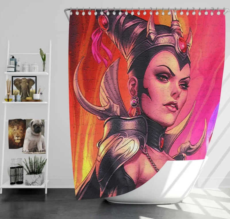 Grimm Fairy Tales Comics: A World of Fantasy Shower Curtain