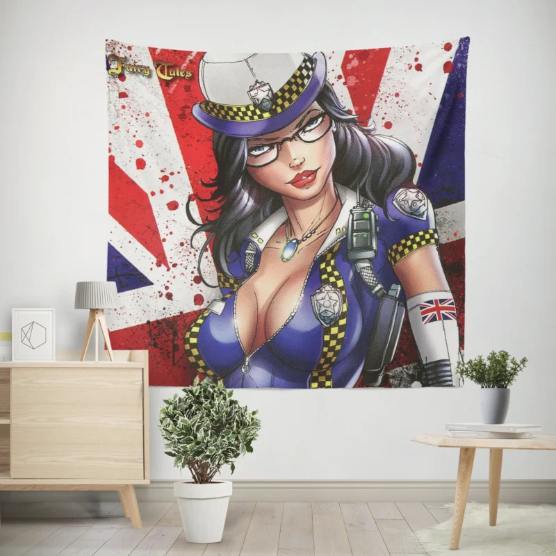 Grimm Fairy Tales Comics: Artistry in Storytelling  Wall Tapestry