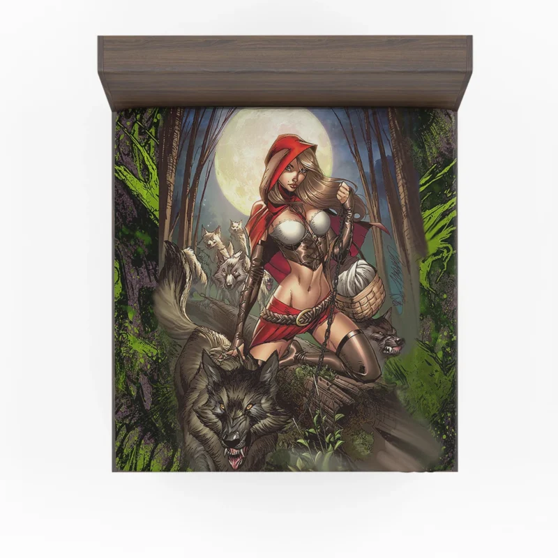 Grimm Fairy Tales Comics: Red Riding Hood Journey Fitted Sheet