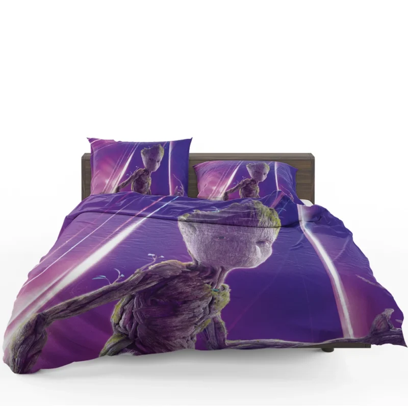Groot and Ba: A Memorable Duo Bedding Set