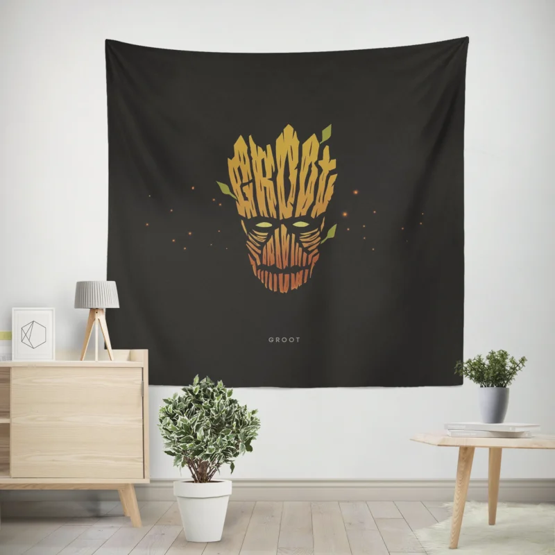 Groot in Comics: Adventures Await  Wall Tapestry
