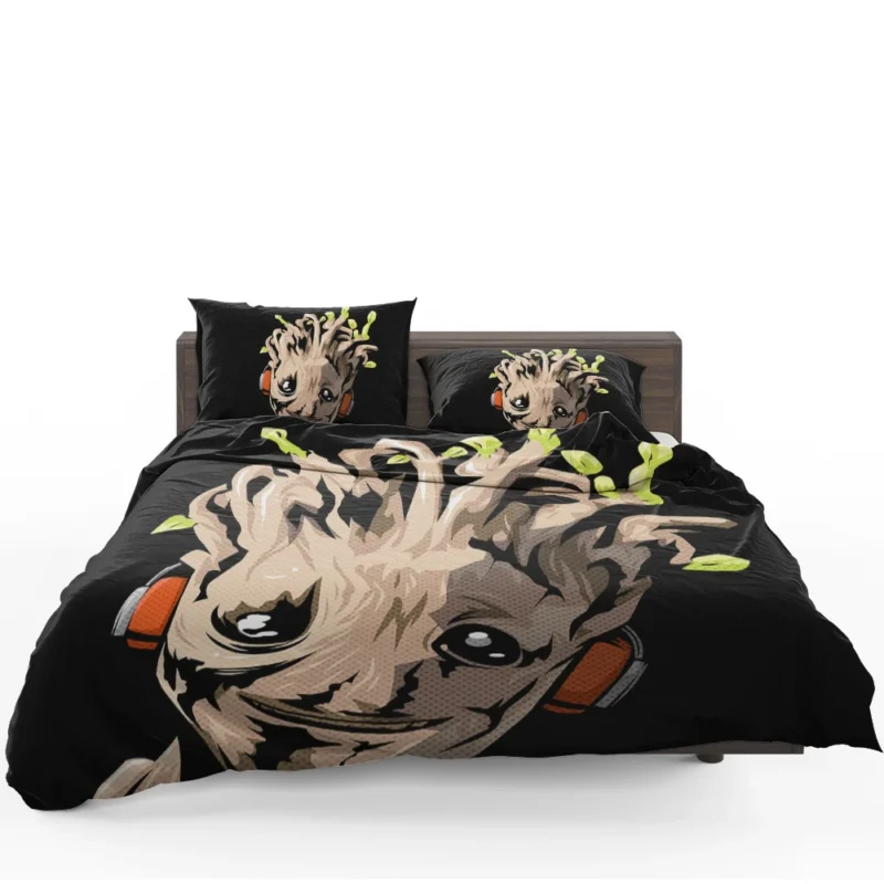 Groot in Comics: An Iconic Guardian Bedding Set