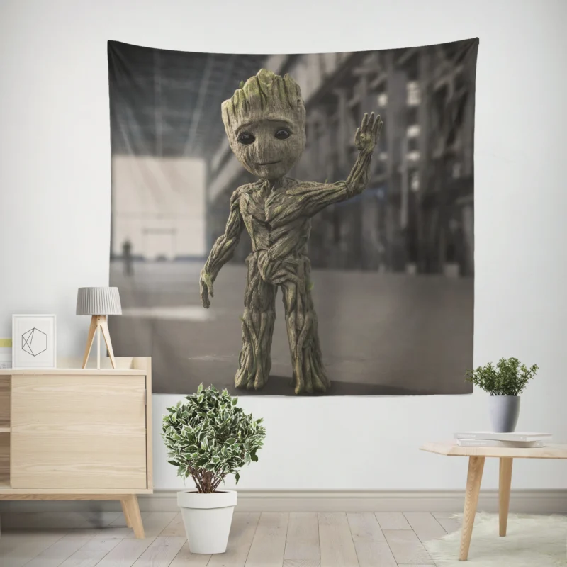 Groot in Comics: Guardian of the Galaxy  Wall Tapestry