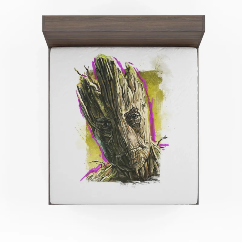 Groot in Comics: Guardians Of The Galaxy Star Fitted Sheet