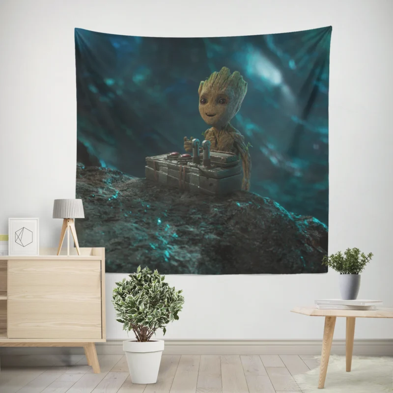 Groot in Marvel  Guardians of the Galaxy Vol. 2  Wall Tapestry
