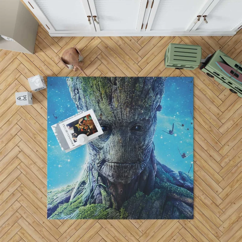 Guardians of the Galaxy: Groot Heroic Journey Floor Rug