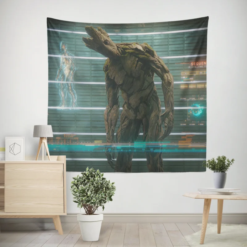 Guardians of the Galaxy: Groot Heroic Role  Wall Tapestry