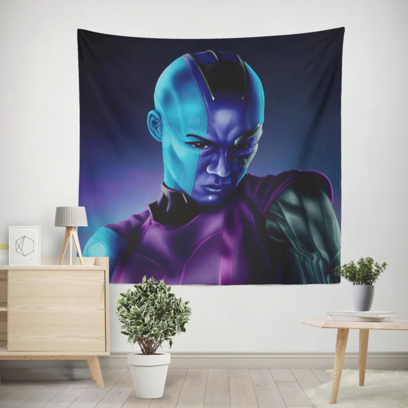 Guardians of the Galaxy: Nebula Role Explored  Wall Tapestry