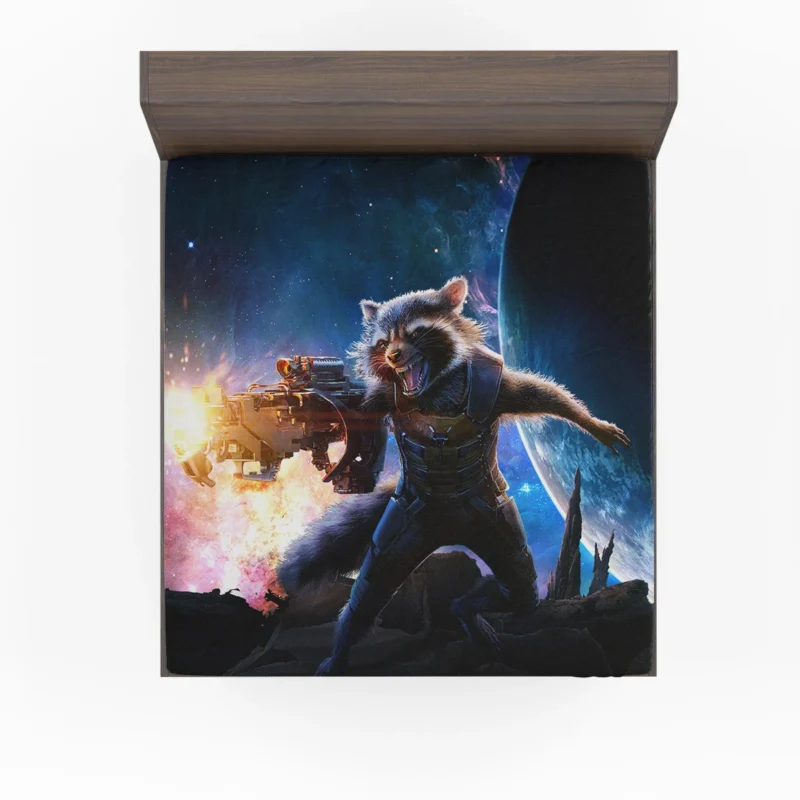 Guardians of the Galaxy: Rocket Raccoon Cosmic Quest Fitted Sheet