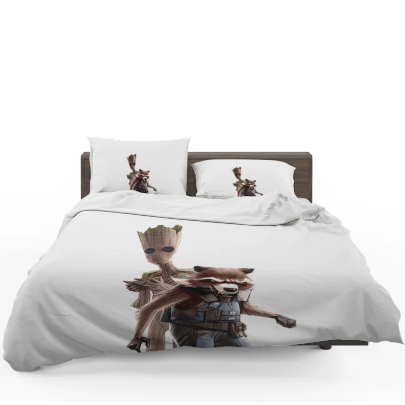 Guardians of the Galaxy: Rocket Raccoon and Groot Bedding Set
