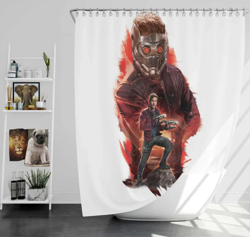 Guardians of the Galaxy: Star Lord Leadership Shower Curtain