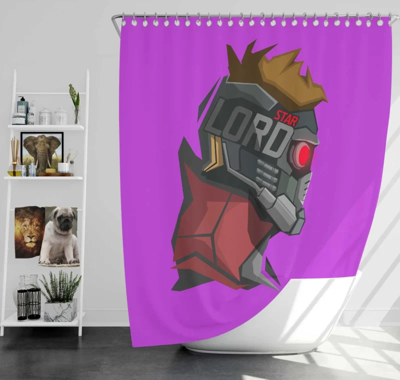 Guardians of the Galaxy: Star Lord Quest Shower Curtain